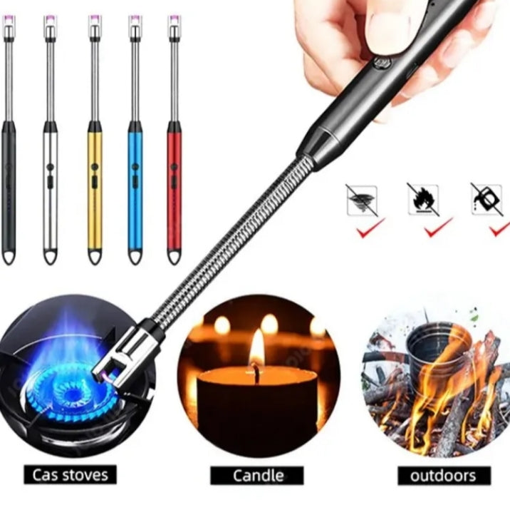 360° Arc USB Lighter – Flameless, Windproof & Rechargeable