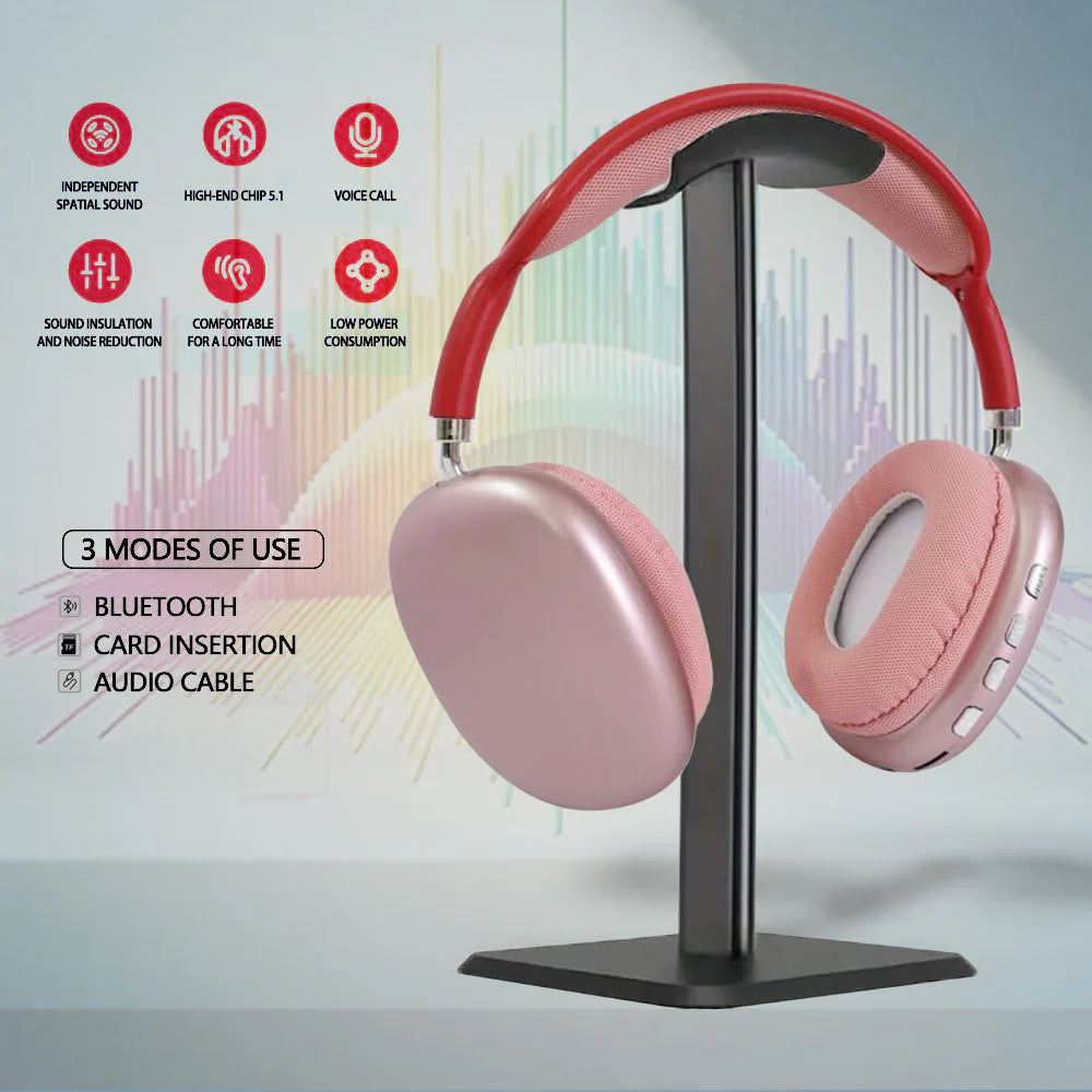 P9 Wireless Bluetooth Headphones – Premium Sound & Adjustable Over-Ear Comfort