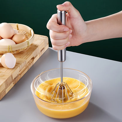 Hand Press Egg Beater – Semi-Automatic Manual Whisk & Cream Mixer