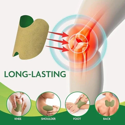 Natural Herbal 12PCS Knee Pain Relief Patch for Joint & Muscle Comfort