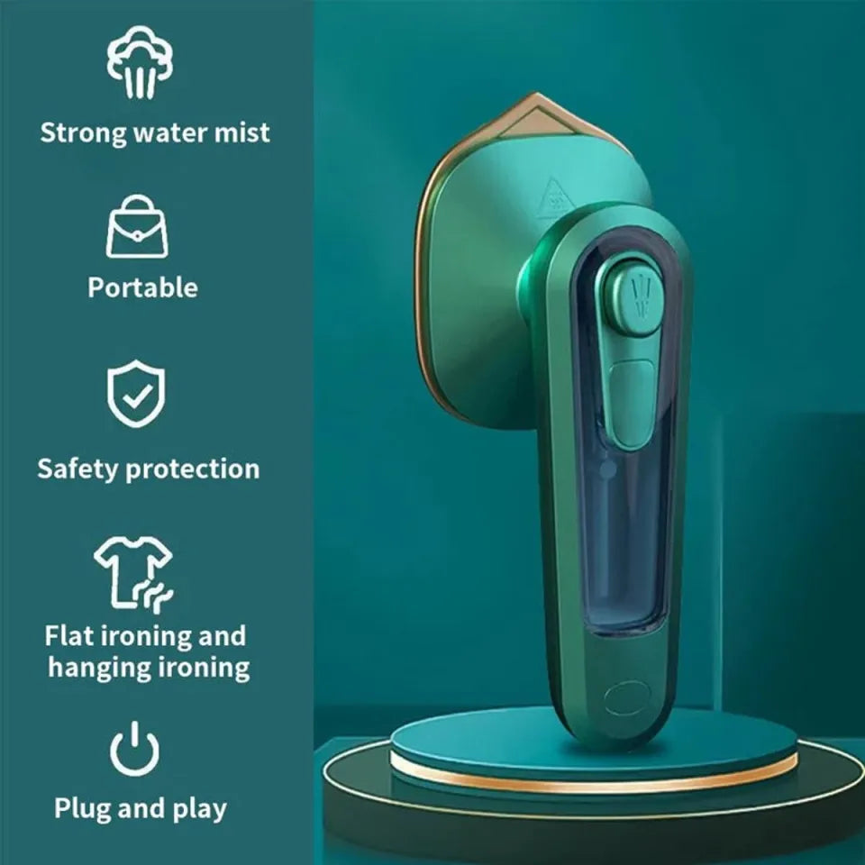 Handheld Micro Steam Iron – Portable Garment Steamer for Home & Travel