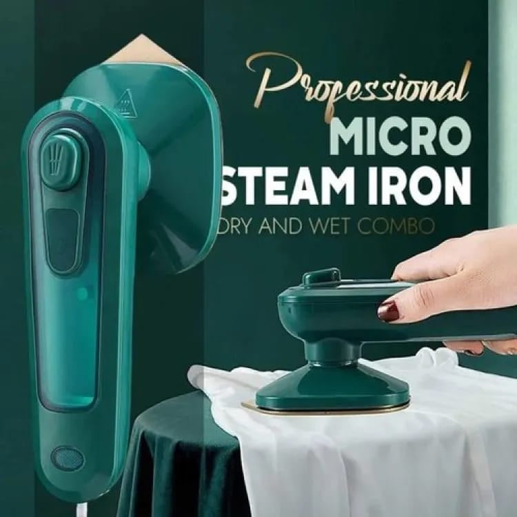 Handheld Micro Steam Iron – Portable Garment Steamer for Home & Travel