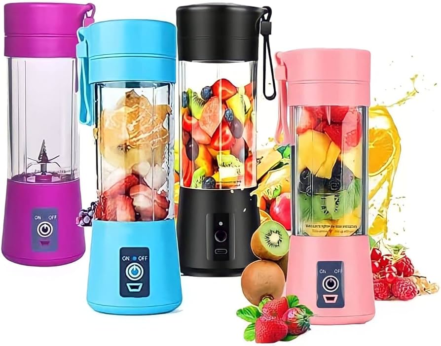 Portable USB Rechargeable Juicer Blender Cup for Travel & Outdoor Use