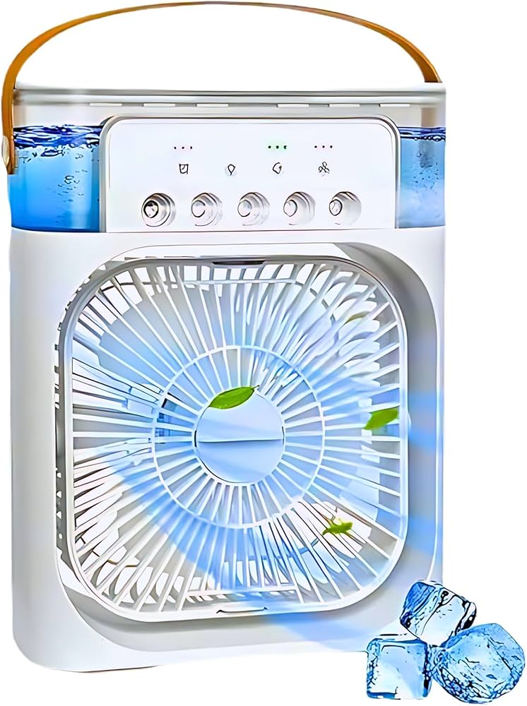 Portable Mini Air Cooler Fan with Evaporative Cooling Technology