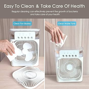 Portable Mini Air Cooler Fan with Evaporative Cooling Technology