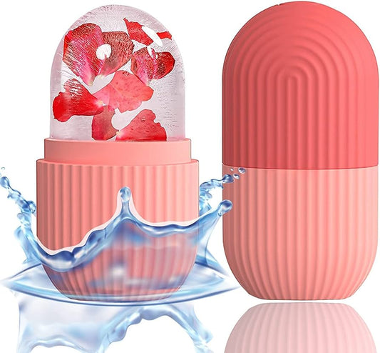 Ice Face Roller with Comfortable Grip for Skin Care & Facial Massage