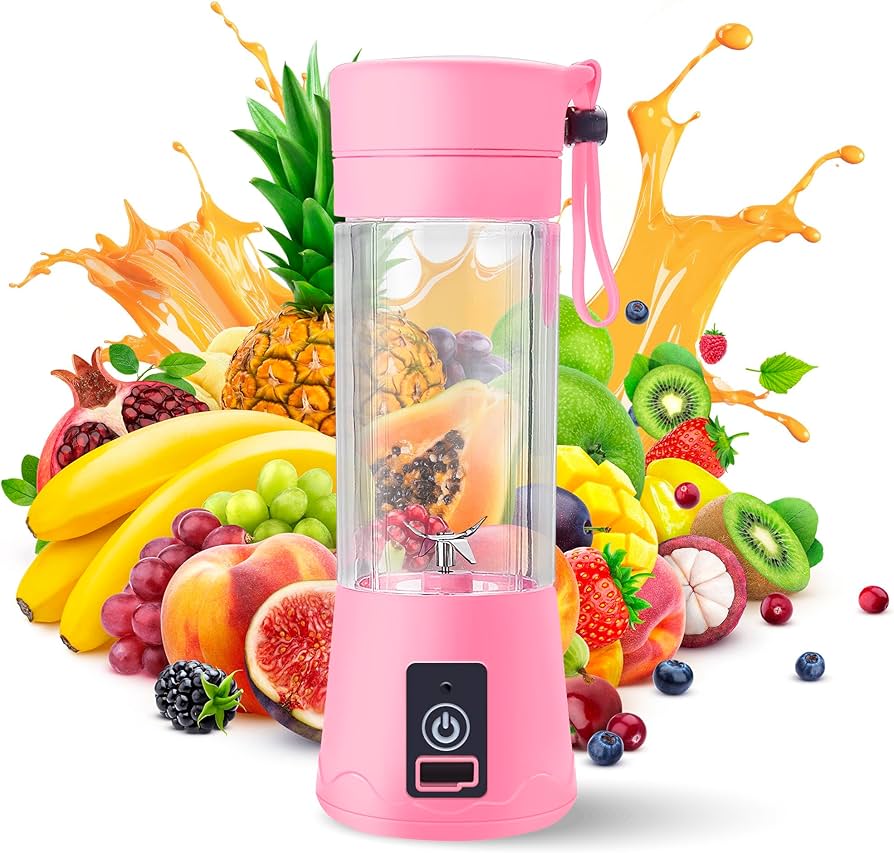 Portable USB Rechargeable Juicer Blender Cup for Travel & Outdoor Use