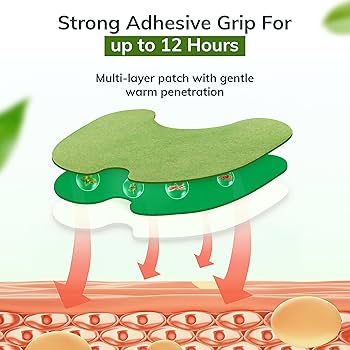 Natural Herbal 12PCS Knee Pain Relief Patch for Joint & Muscle Comfort