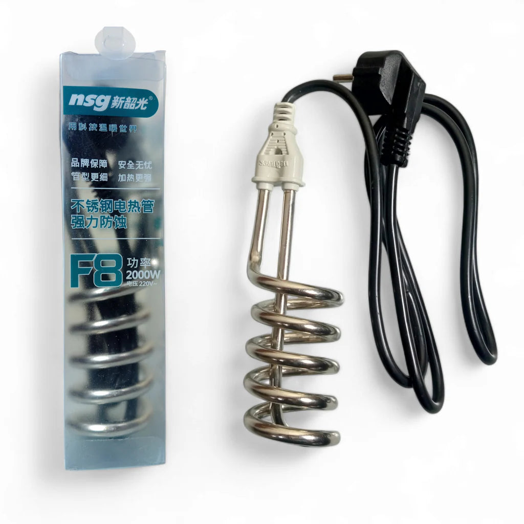 RAF F8 2000W Immersion Water Heater – Fast, Safe & Durable Stainless Steel Coil