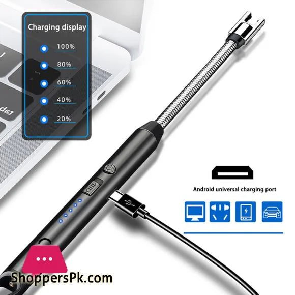 360° Arc USB Lighter – Flameless, Windproof & Rechargeable