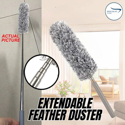 Extendable Microfiber Duster – Long Handle Fan & Ceiling Cleaner for Dust, Dirt & Stains
