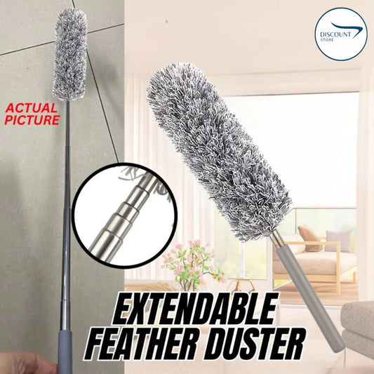 Extendable Microfiber Duster – Long Handle Fan & Ceiling Cleaner for Dust, Dirt & Stains