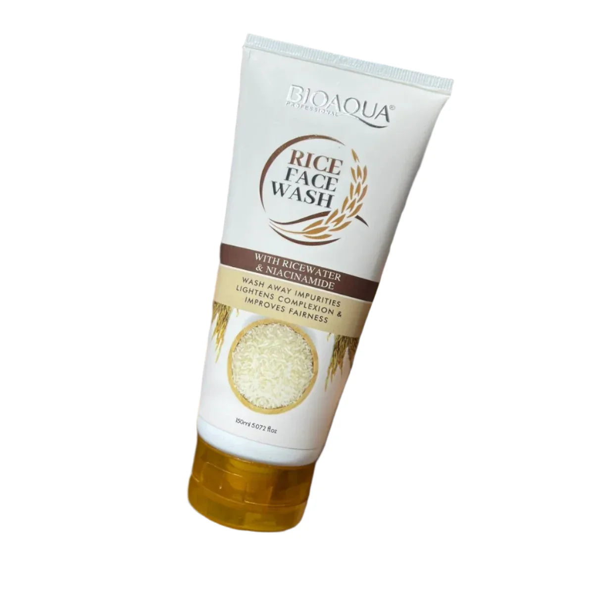 Bioaqua Rice Brightening Cleanser – Deep Cleansing & Hydrating Face Wash (150ml)
