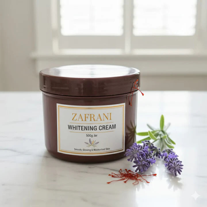 Zafrani Whitening Cream 250g – Skin Brightening, Moisturizing & Glow Enhancing