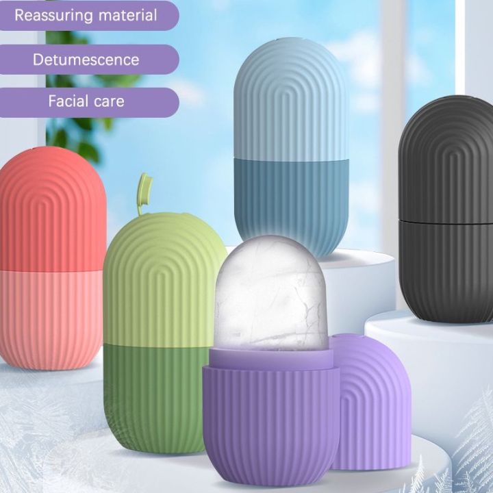 Ice Face Roller with Comfortable Grip for Skin Care & Facial Massage
