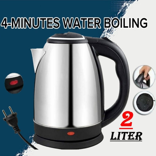 Smart Electric Kettle 2.0L – Stainless Steel | LED Display, Fast Boil & Auto Shut-Off