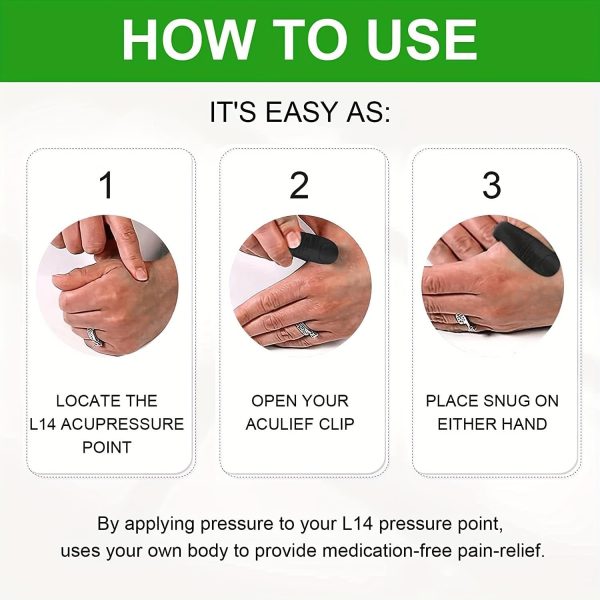 LI4 Acupressure Clip – Wearable Hand Clip for Sugar Control, Stress & Migraine Relief