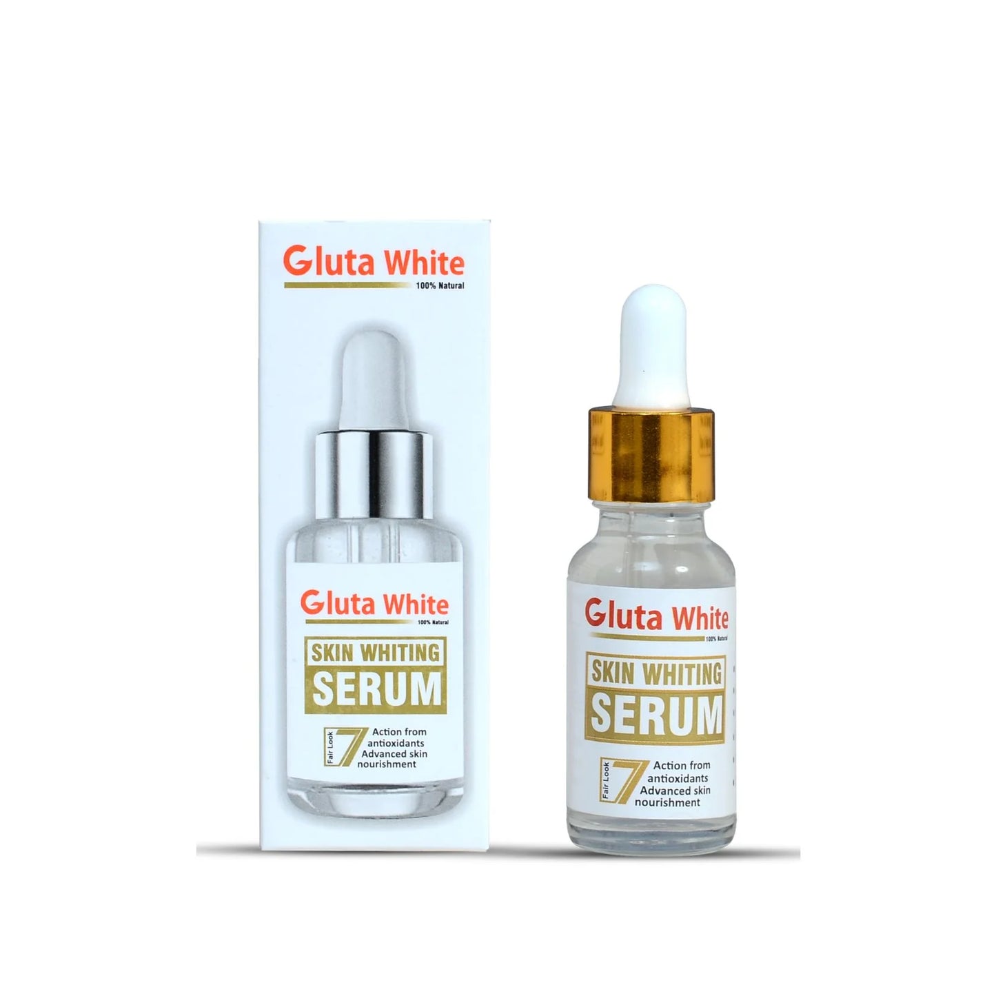 Gluta White Face Serum – Glutathione Brightening, Hydrating & Antioxidant Glow (30ml)