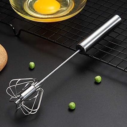 Hand Press Egg Beater – Semi-Automatic Manual Whisk & Cream Mixer