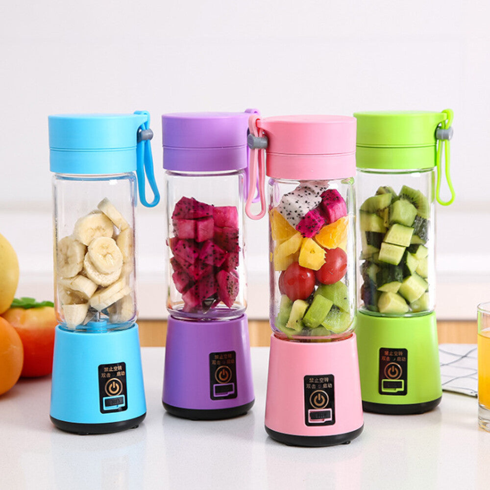 Portable USB Rechargeable Juicer Blender Cup for Travel & Outdoor Use