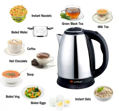 Smart Electric Kettle 2.0L – Stainless Steel | LED Display, Fast Boil & Auto Shut-Off